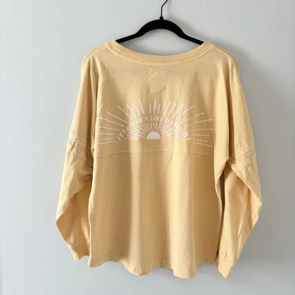 Taylor Swift Golden Like Daylight Spirit Jersey Long-Sleeve Top Graphic Rare - Picture 3 of 5